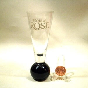 Vintage Rose Tequila Shot Glass