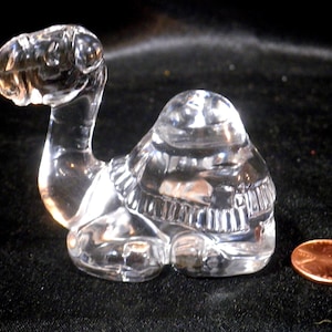 Crystal Camel Figurine Germany 1991 Butcher