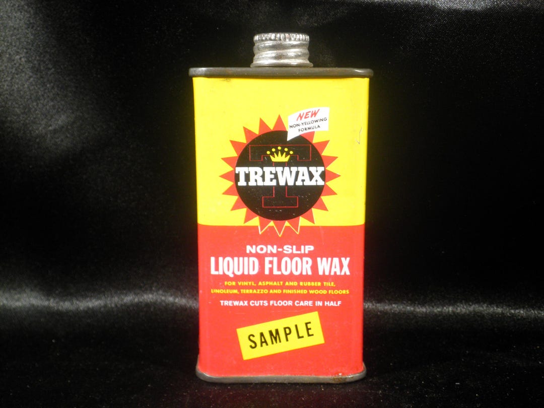 Vintage Trewax Floor Wax Sample-size Tin - Etsy