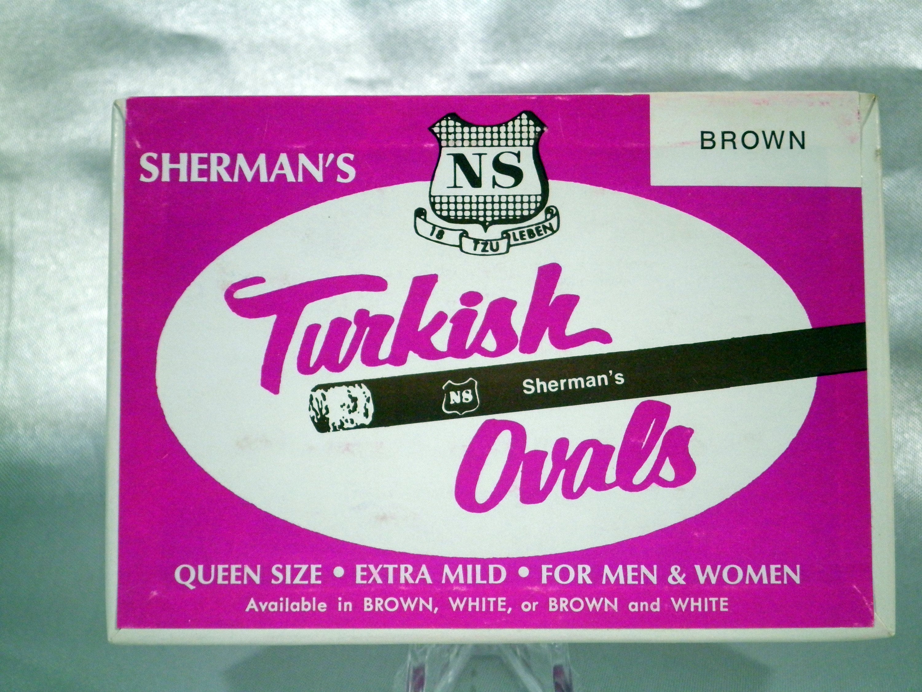 turkish oval cigarettes Sherman's Ovals Brown Kansas Stamp Omar Cigarettes - Etsy