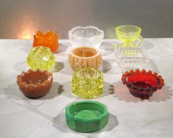 Vintage Salt Dip Selection Grouping