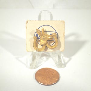 Golf Oil Donkey Pin Anstecknadel 1960’s Originale Karte