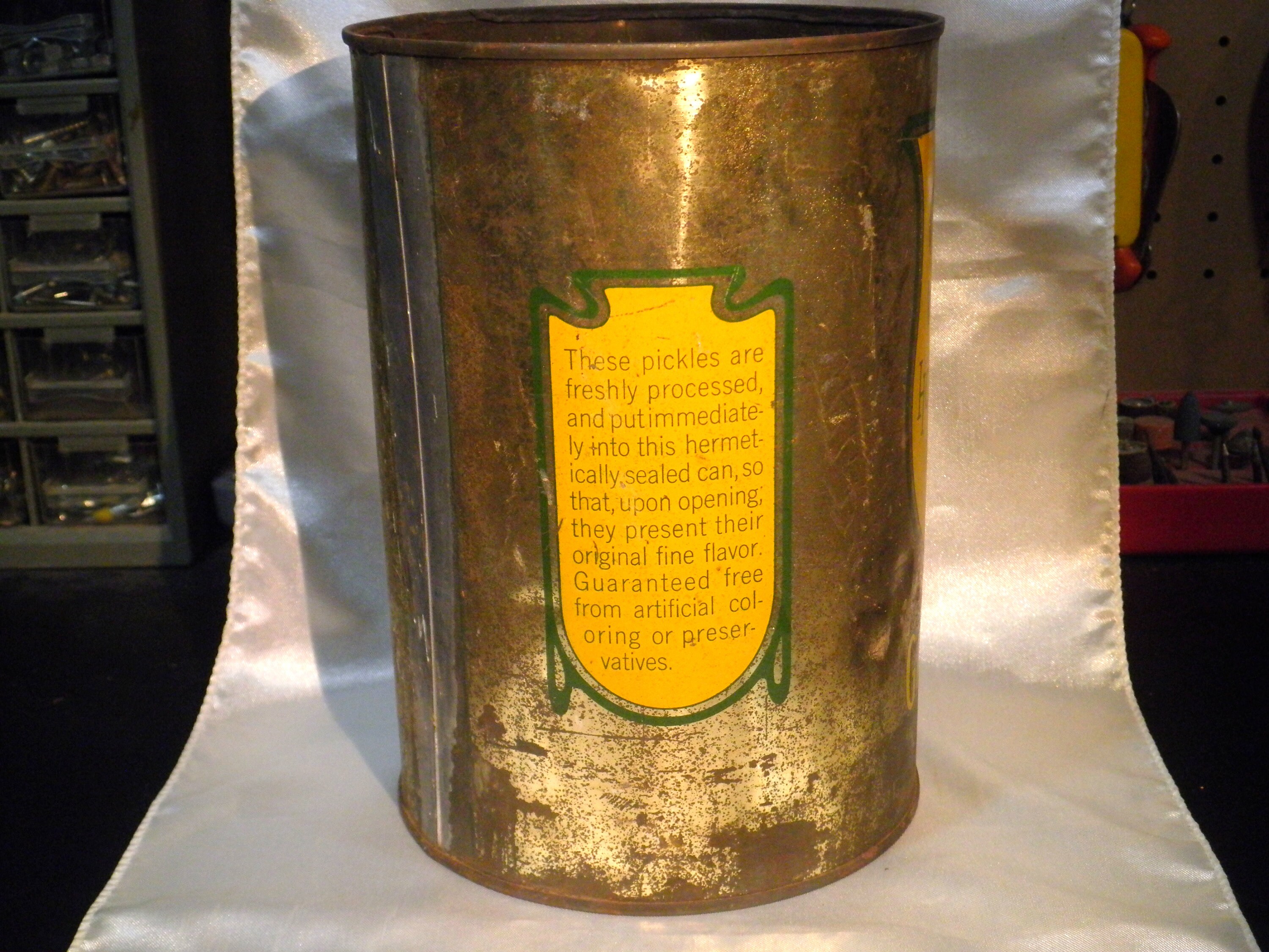 Glaser Crandell Holiday Brand Sour Pickles Tin Very Rare ...