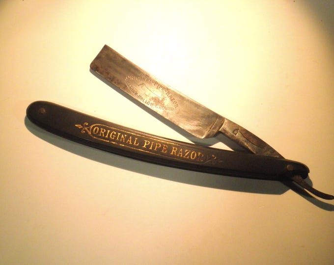 Rare Antique George Westerhoim & Son 1800s Straight Razor Original Pipe ...