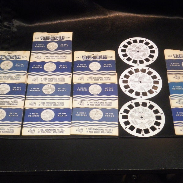 Vintage View-Master Reel Sets - Selection Listing