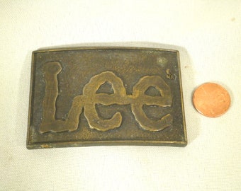 Lee Jeans Clothing Company Vintage Belt Buckle