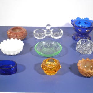 Vintage Salt Dip Selection Grouping