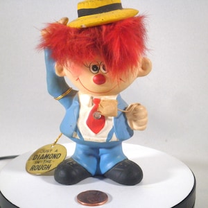 Vintage 1960&#39;s Enesco &quot;Diamond in the Rough&quot; Man Figurine