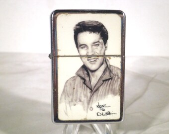 Vintage Elvis Presley Cigarette Lighter - Works