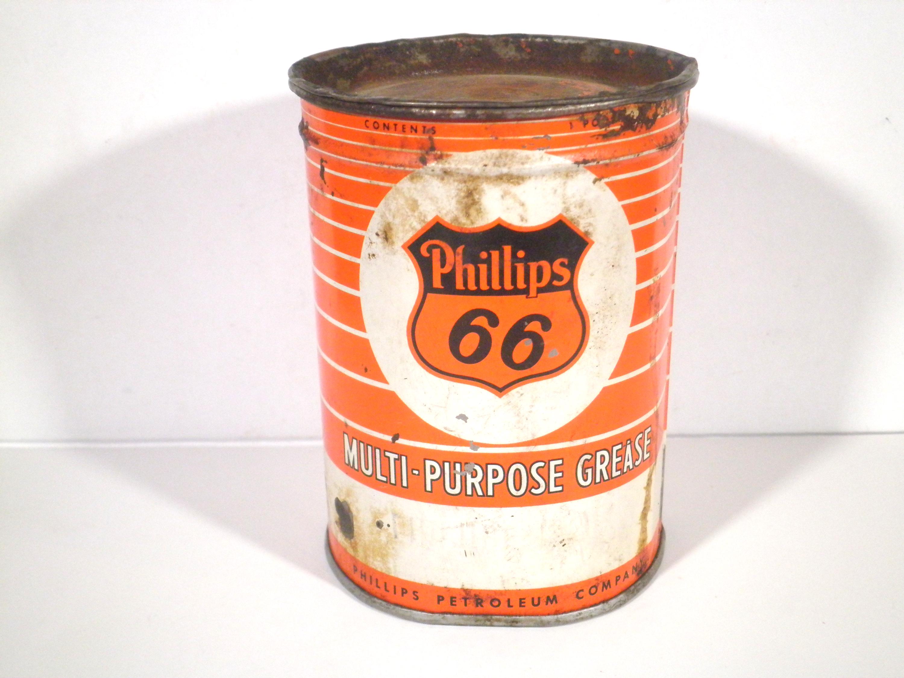 Vintage Metal Grease Can - Etsy