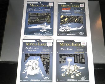 Metal Earth Steel Model Kits New/Old Stock Selection Group