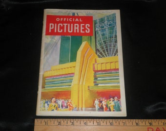 1933 Chicago Worlds Fair Picture Book Souvenir