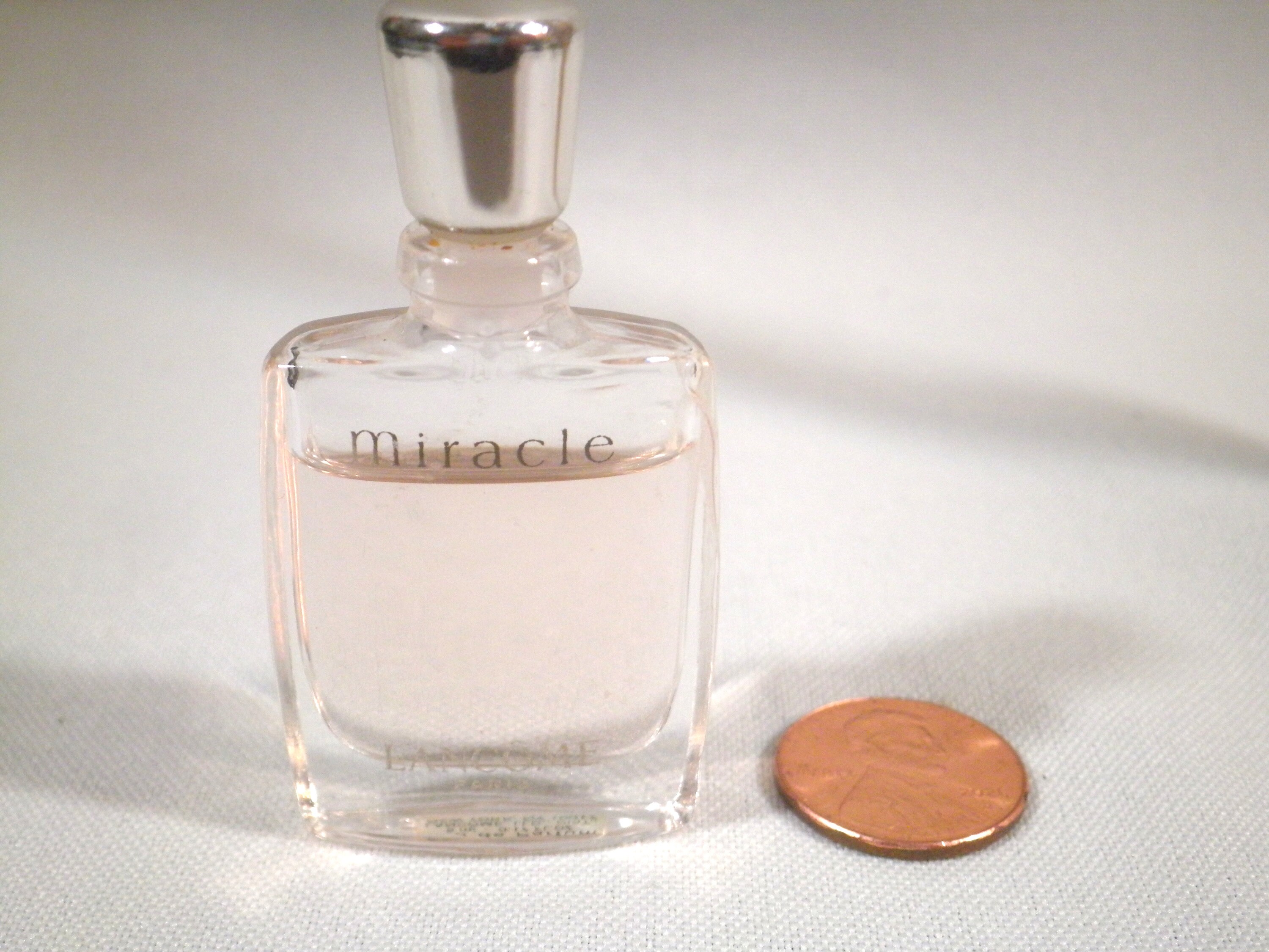 MIRACLE by LANCOME Mini Splash Perfume .17 Oz Vintage Travel Size