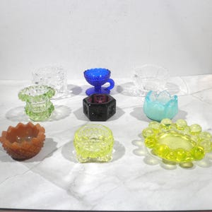 Vintage Salt Dip Selection Grouping
