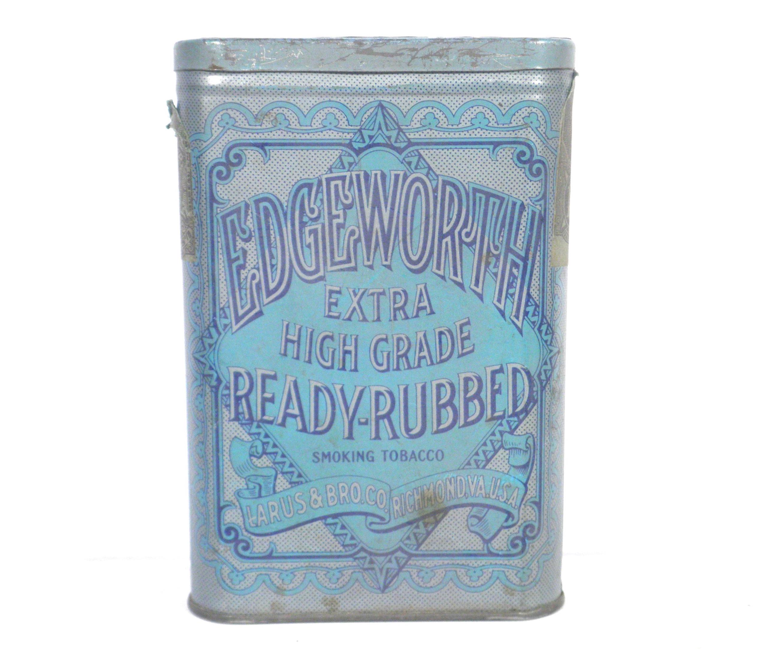 Vintage Edgeworth Extra High-grade Ready-rubbed Smoking Tobacco Tin