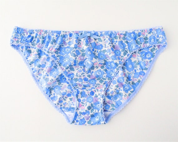 Blue cotton knickers Clearance