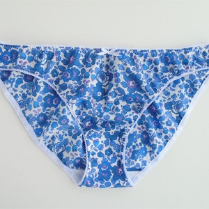 Blue cotton knickers Clearance
