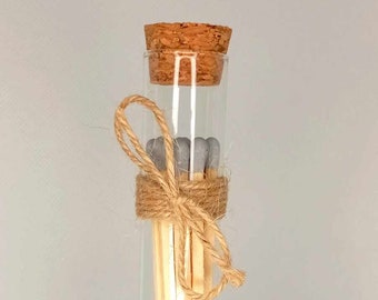 Luxurious Glass Match Vial