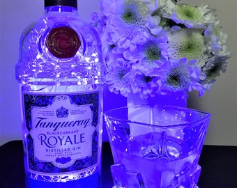 Tanqueray Royale Gin Bottle Light