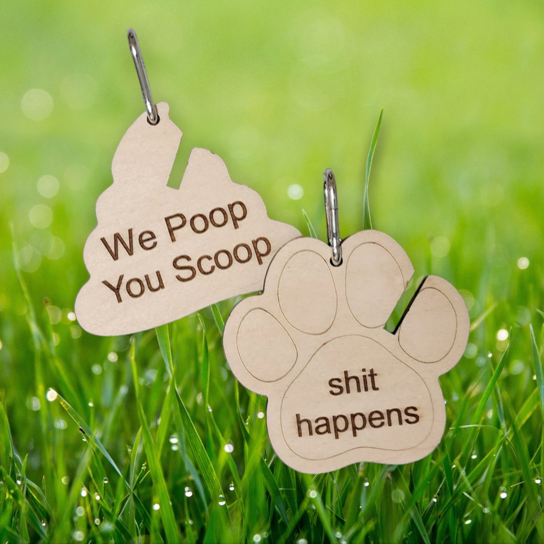 Personalized Dog Poop Bag Holder for Walks, Attach Poop Bag to Leash
