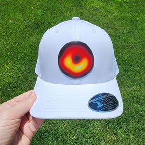 Black Hole Hat | First M87 Image | Astronomy Gift | Space Science Hat | Physics Lover | Custom UV Printed