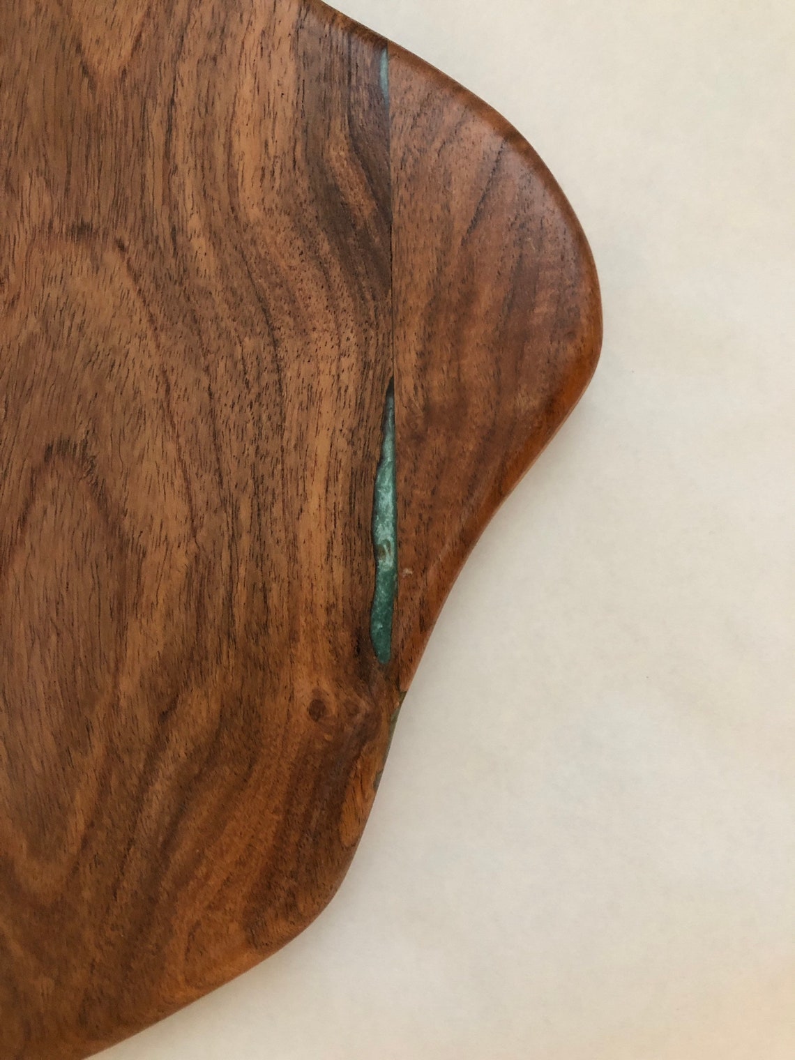 Texas Charcuterie Board with Turquoise Epoxy Filler Etsy