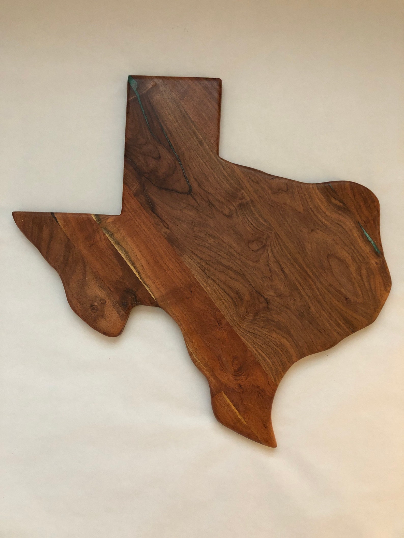 Texas Charcuterie Board with Turquoise Epoxy Filler Etsy