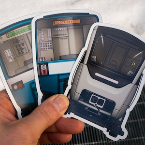 Montreal Metro magnet