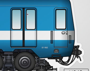 Montreal MR-63 Subway Magnet