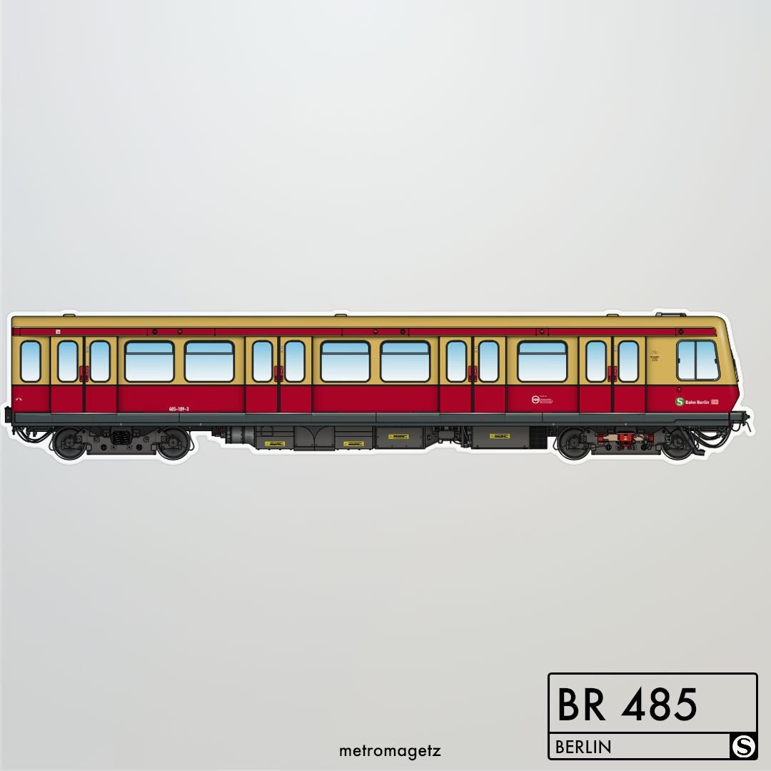 Ligne S-bahn Aimant Berlin BR 485 - Etsy