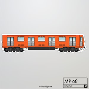 Mexico MP68 subway magnetvciu uic ici uuh