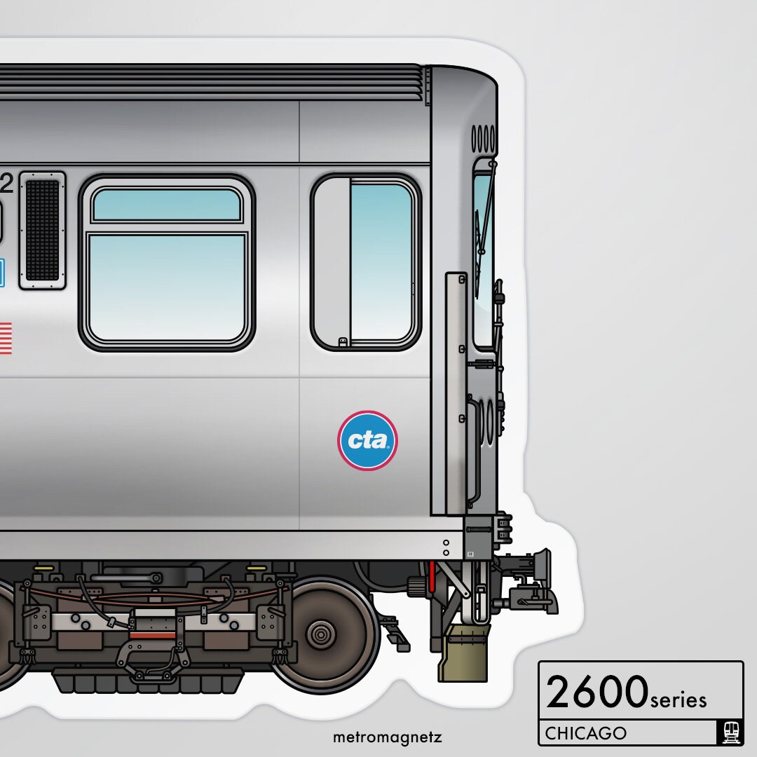 Chicago 2600 Series Subway Magnet - Etsy