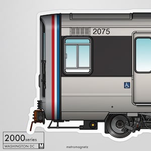 Aimant de métro série 2000 de Washington DC