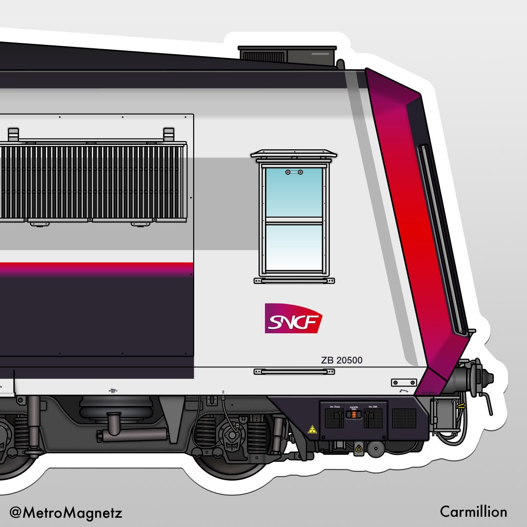 French RER Z20500 Magnet - Etsy