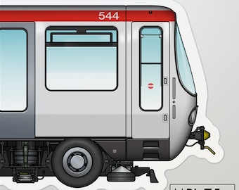 Aimant Métro Lyon MPL75