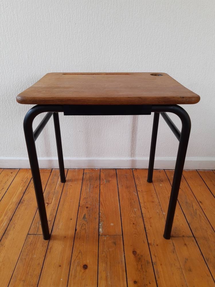 Table/Bureau Écolier Vintage Relookée Darma Créations