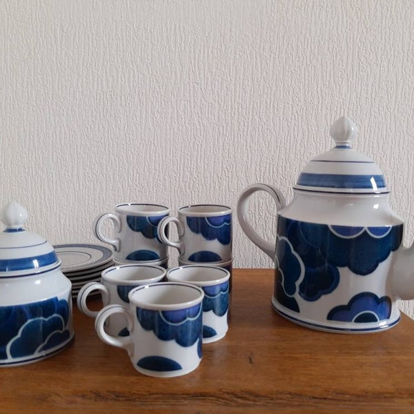 Service a café/thé Bluecloud Villeroy et Boch vintage