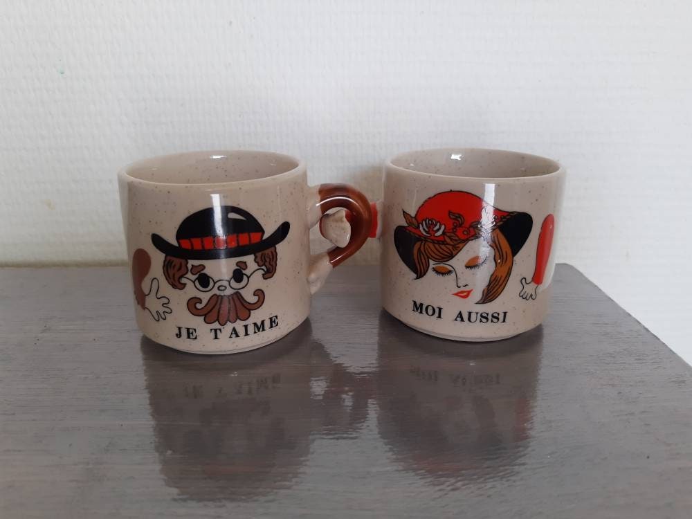 Duo de Tasses Vintage en Grès