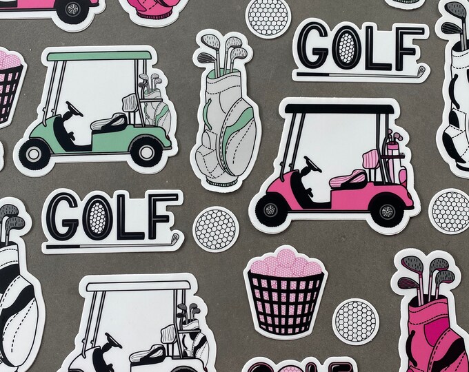 Pink Golf Bag Etsy