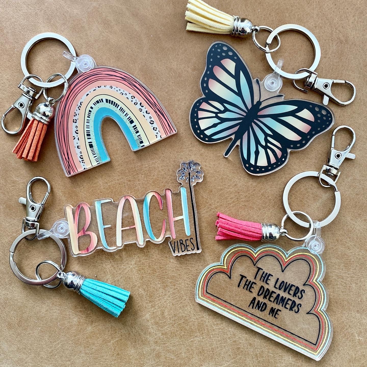 Acrylic Keychains Etsy