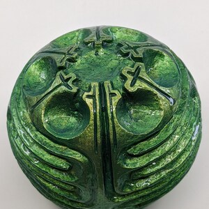 Spherical Chartres Labyrinth  - Meditation Prayer Spiritual Art, Medieval Cathedral Ancient Symbol#A58A32