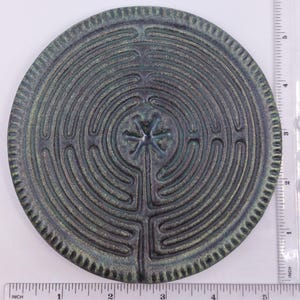 Ceramic Circular Chartres Finger Labyrinth- Medieval Cathedral Maze ...