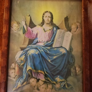 Antique icon print