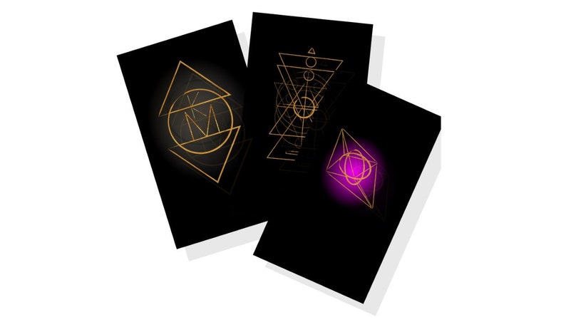 Sacred Geometry Activation Cards Tarot Card Deck Oracle - Etsy