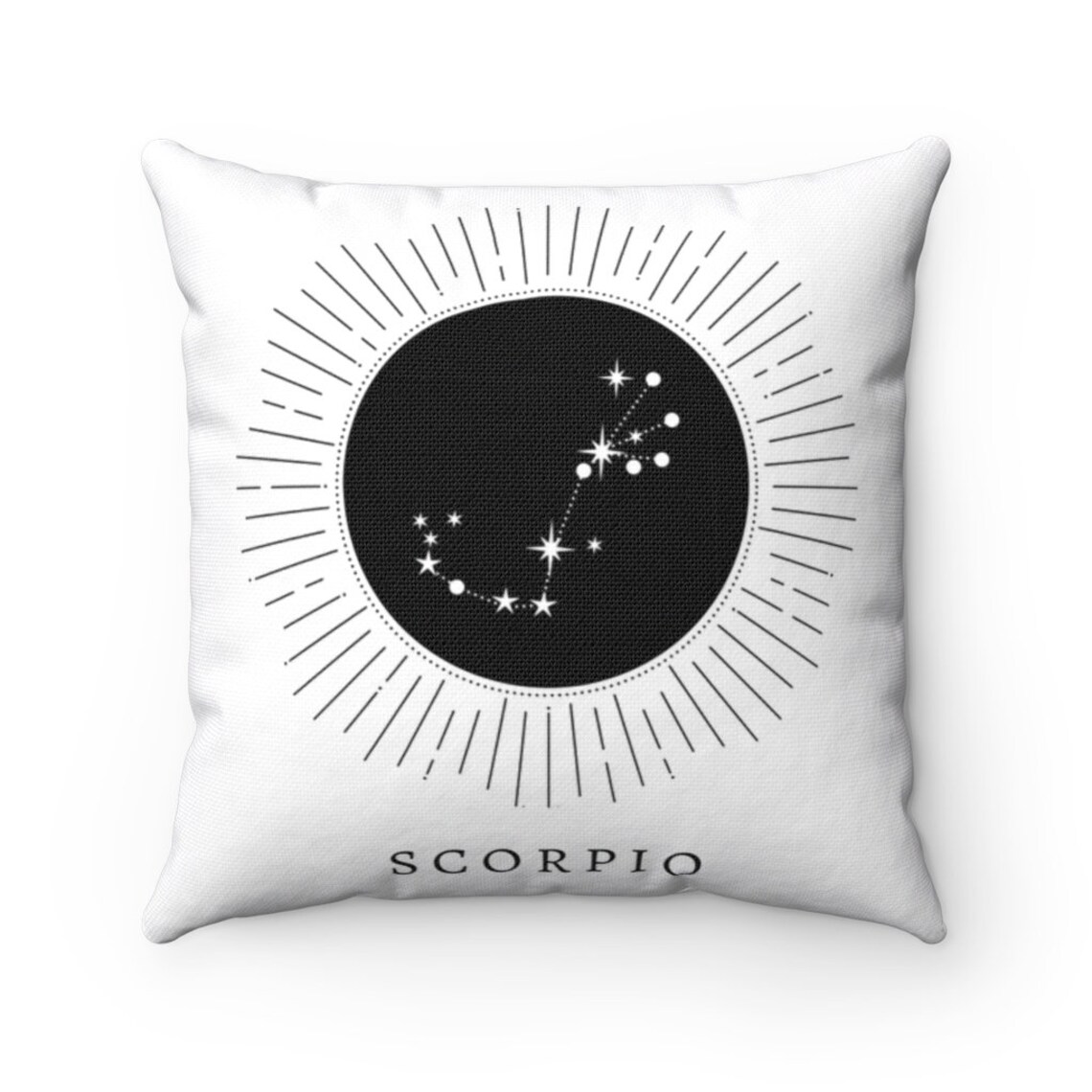 Scorpio Zodiac Throw Pillow Astrology Pillow Scorpio Etsy