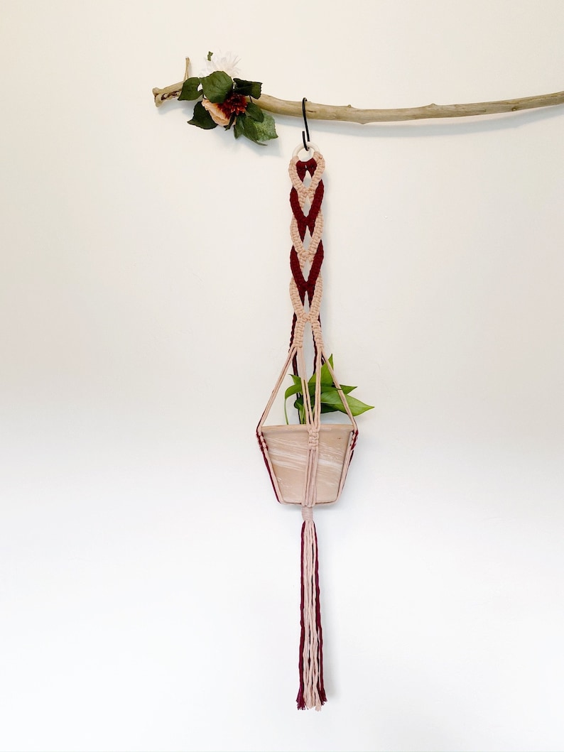 Stella Macrame Plant Hanging Plant Lover Boho Gift Boho Decor Indoor Houseplant Holder