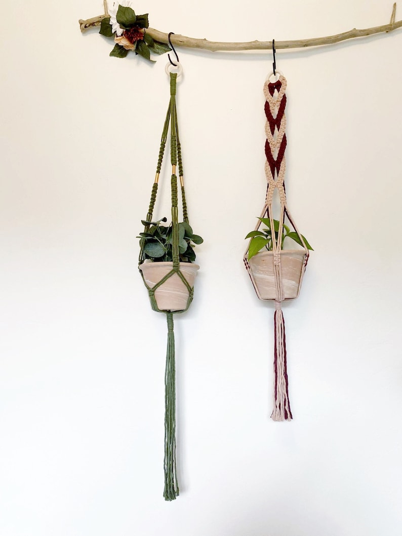 Stella Macrame Plant Hanging Plant Lover Boho Gift Boho Decor Indoor Houseplant Holder