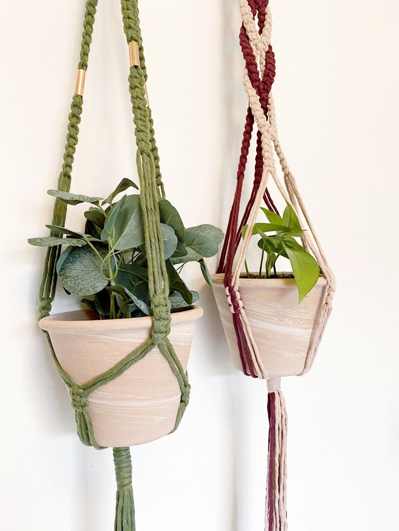 Stella Macrame Plant Hanging Plant Lover Boho Gift Boho Decor Indoor Houseplant Holder