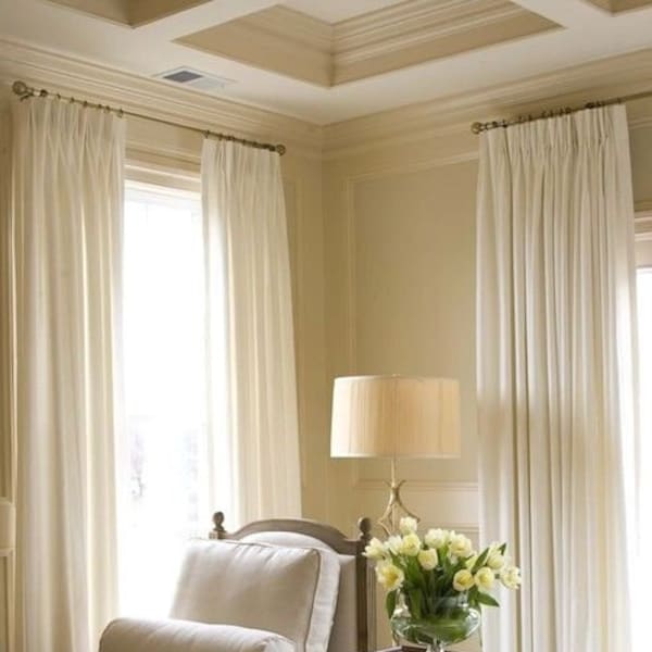 Linen Drapery Panels Etsy