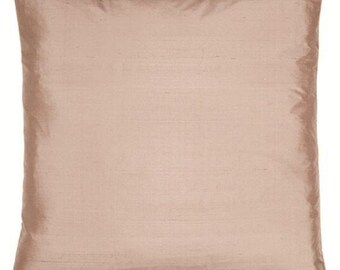 Fodera per cuscino in seta Dupioni IHF, cuscino decorativo di lusso, arredamento di alta gamma, cuscino di design, rosa antico, coppia
